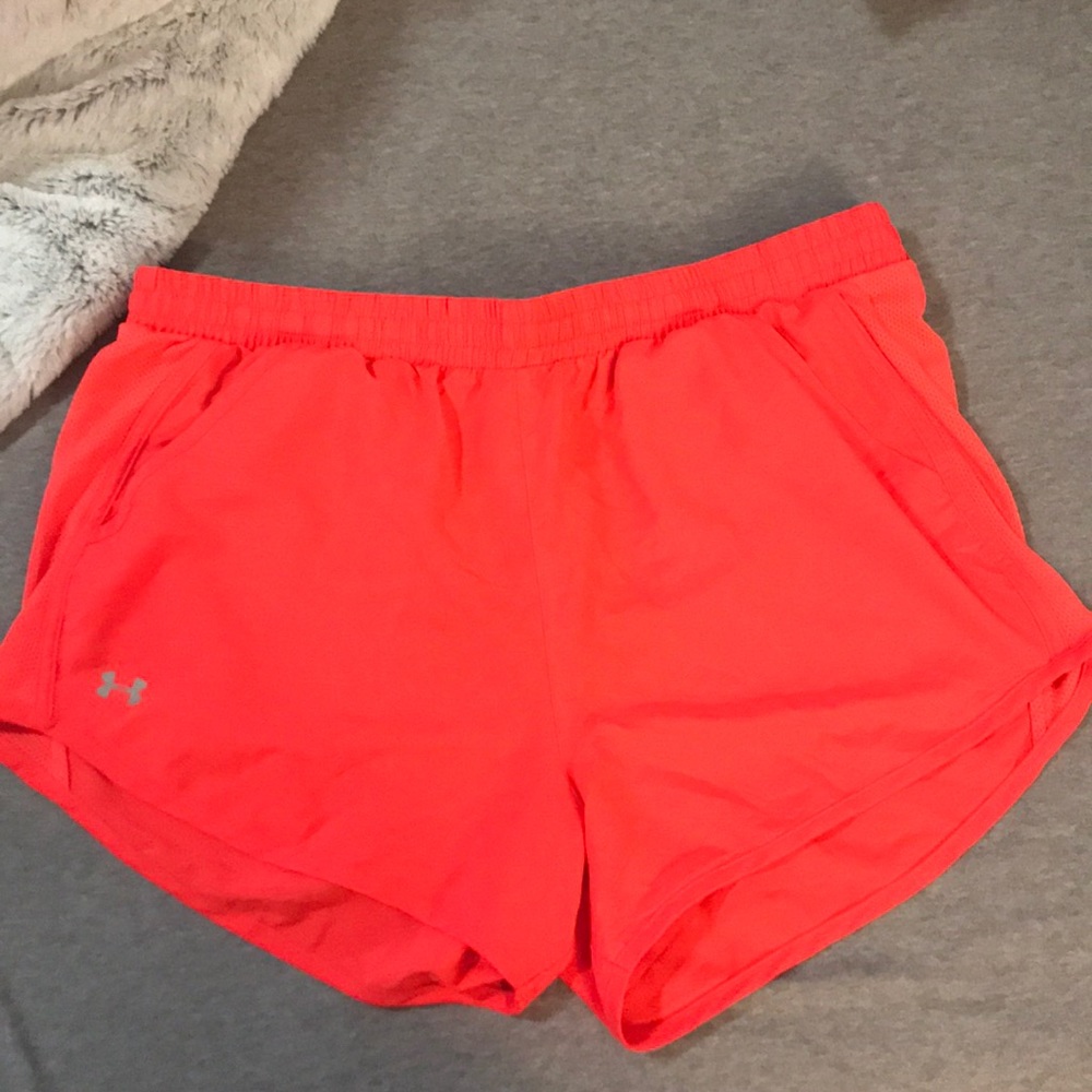 Under Armour peach shorts